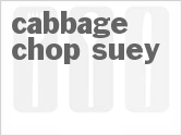 recipe for cabbage chop suey