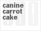 recipe for canine carrot cake
