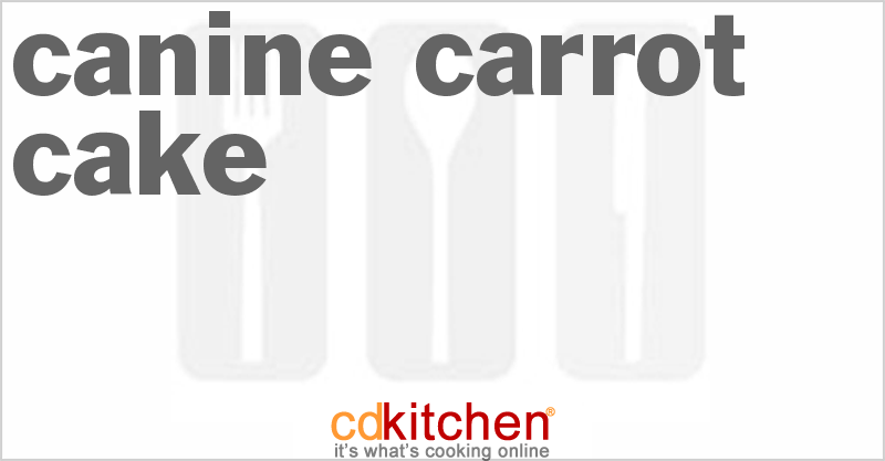 Canine Carrot Cake - CDKitchen.com