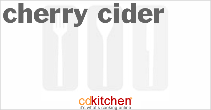 Cherry Cider - CDKitchen.com