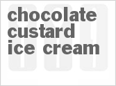 recipe for chocolate custard ice cream