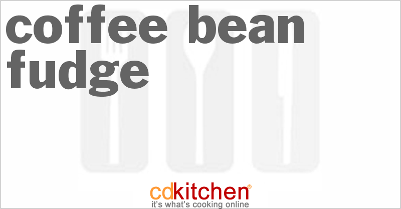Coffee Bean Fudge - CDKitchen.com