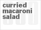 recipe for curried macaroni salad