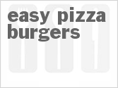 recipe for easy pizza burgers