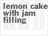 recipe for lemon cake with jam filling