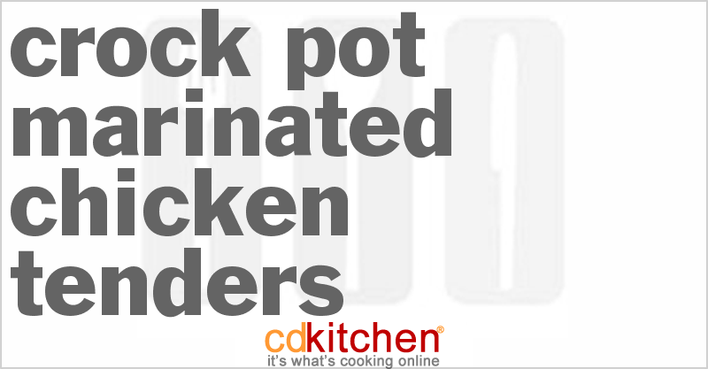 Marinated Chicken Tenders - CDKitchen.com