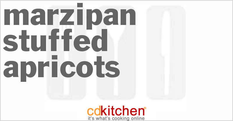 Marzipan-Stuffed Apricots - CDKitchen.com