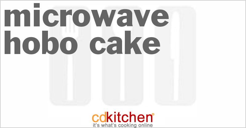 Microwave Hobo Cake - CDKitchen.com