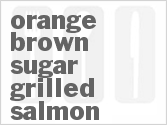 recipe for orange-brown sugar grilled salmon