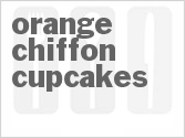 recipe for orange chiffon cupcakes