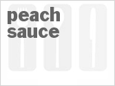 recipe for peach sauce