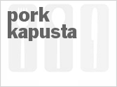 recipe for pork kapusta