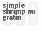 recipe for simple shrimp au gratin