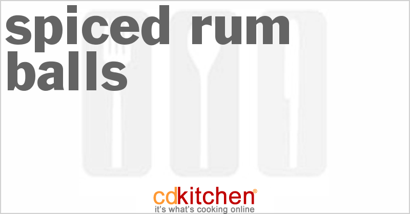 Spiced Rum Balls - CDKitchen.com