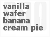 recipe for vanilla wafer banana cream pie