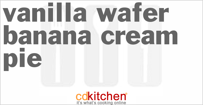 Vanilla Wafer Banana Cream Pie Recipe CDKitchen Com   Vanilla Wafer Banana Cream 40904 