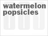 recipe for watermelon popsicles