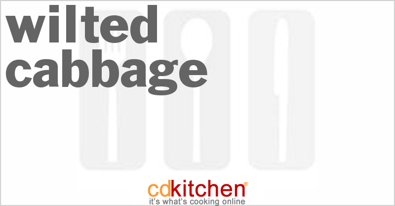 Wilted Cabbage - CDKitchen.com