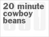 recipe for 20-minute cowboy beans