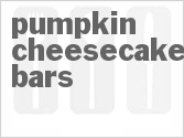 Pumpkin Cheesecake Bars
