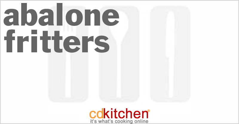 Abalone Fritters - CDKitchen.com