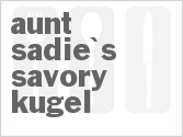 recipe for aunt sadie's savory kugel
