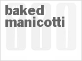 recipe for baked manicotti