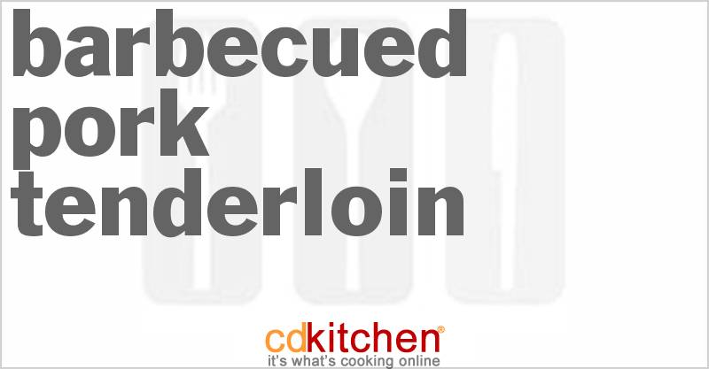 Barbecued Pork Tenderloin - CDKitchen.com