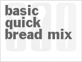 recipe for basic quick bread mix