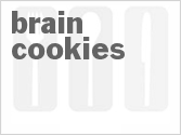 recipe for brain cookies with blood glaze