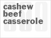 recipe for cashew beef casserole