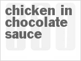 recipe for chicken in chocolate sauce