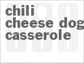 recipe for chili cheese dog casserole