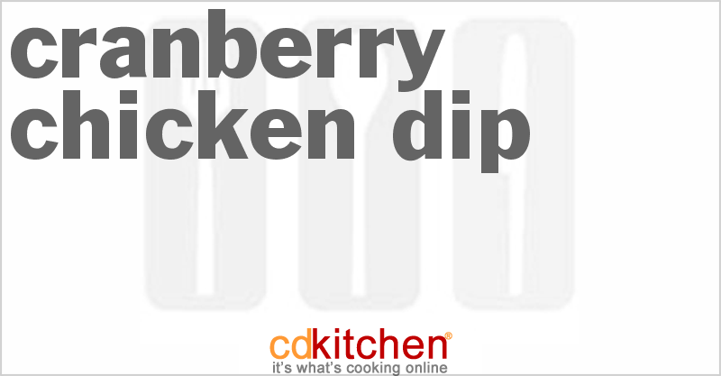 Cranberry Chicken Dip - CDKitchen.com
