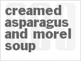 recipe for creamed asparagus and morel soup