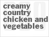 Creamy Slow Cooker Country Chicken and Vegetables image