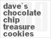 recipe for dave's chocolate chip treasure cookies