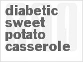 recipe for diabetic sweet potato casserole