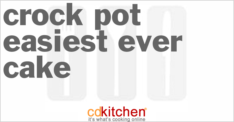 Easiest Ever Cake - CDKitchen.com