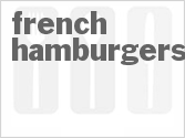 recipe for french hamburgers