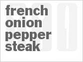 recipe for french onion pepper steak