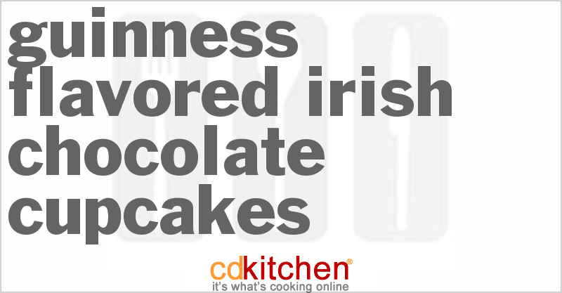 Guinness-Flavored Irish Chocolate Cupcakes - CDKitchen.com
