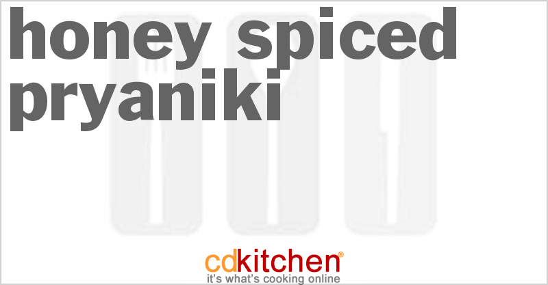 Honey-Spiced Pryaniki - CDKitchen.com