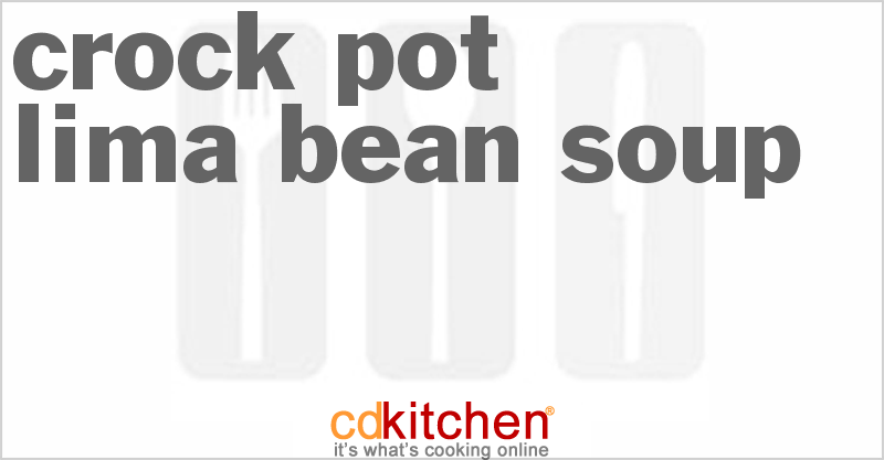 Lima Bean Soup - CDKitchen.com