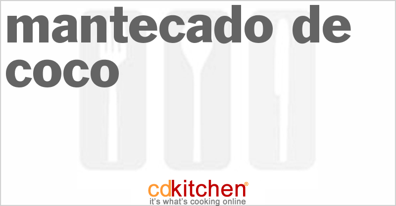 Mantecado De Coco - CDKitchen.com