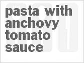 recipe for pasta with anchovy-tomato sauce