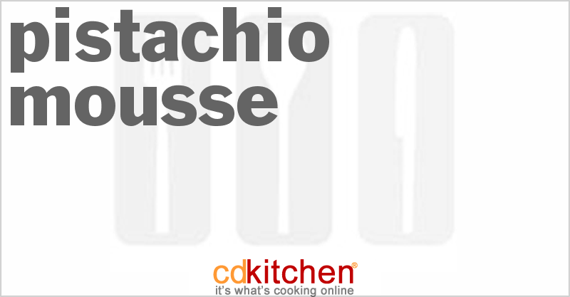 Pistachio Mousse - CDKitchen.com