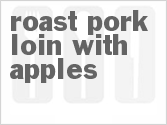 recipe for roast pork loin with apples
