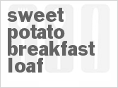 recipe for sweet potato breakfast loaf