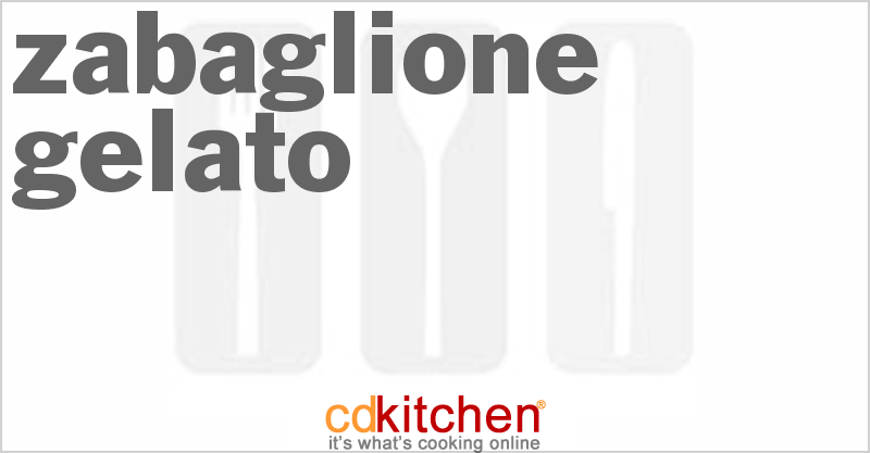 Zabaglione Gelato - CDKitchen.com